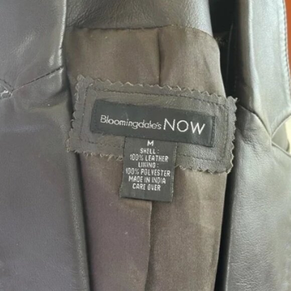 Bloomingdale’s women’s leather jacket - Picture 4 of 5